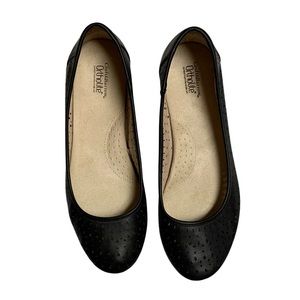 CROFT & BARROW Women’s Ortholite Perforated Rounded Toe Slip On Ballet Flats 10